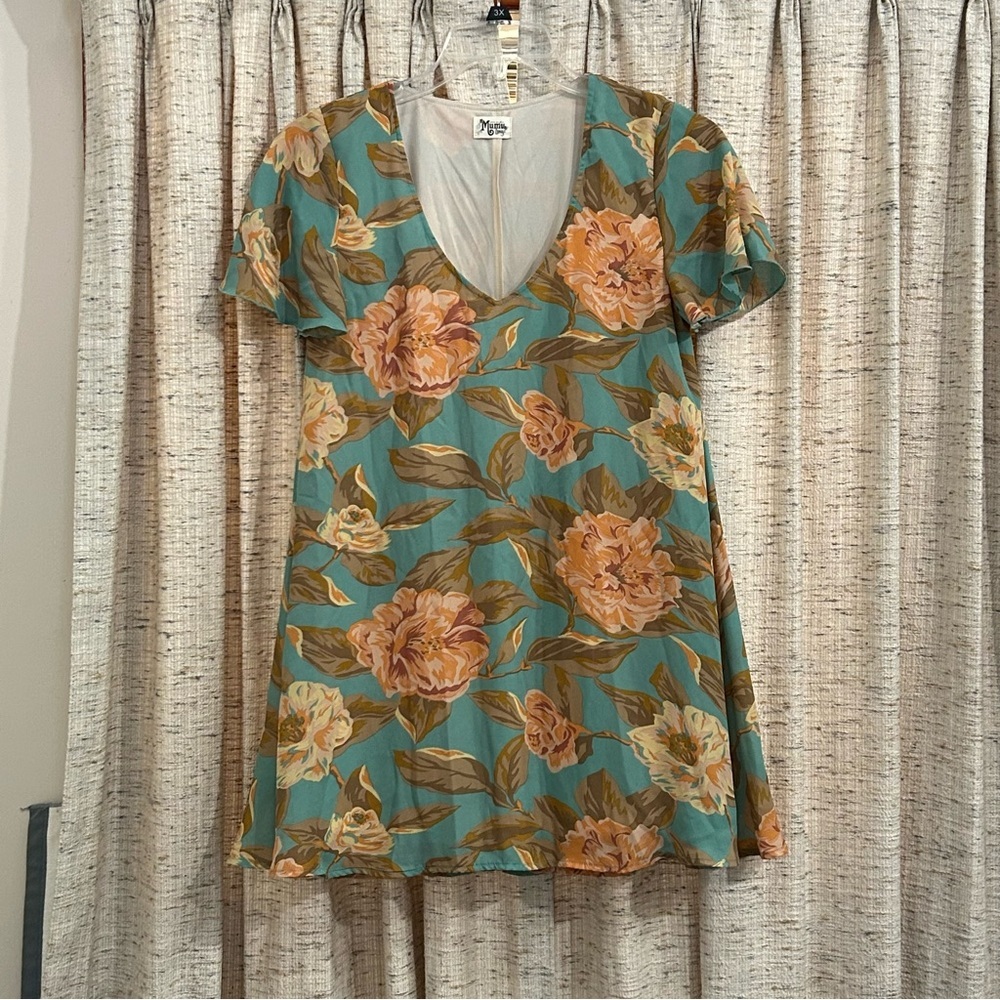 Show Me Your Mumu Kylie Floral Mini Dress - Small